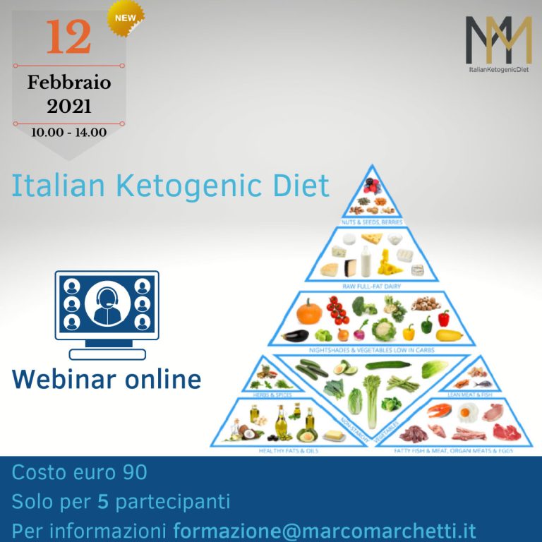 Corso Online Italian Ketogenic Diet – Webinar