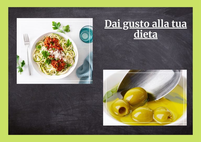Spaghetti con salsa alle olive