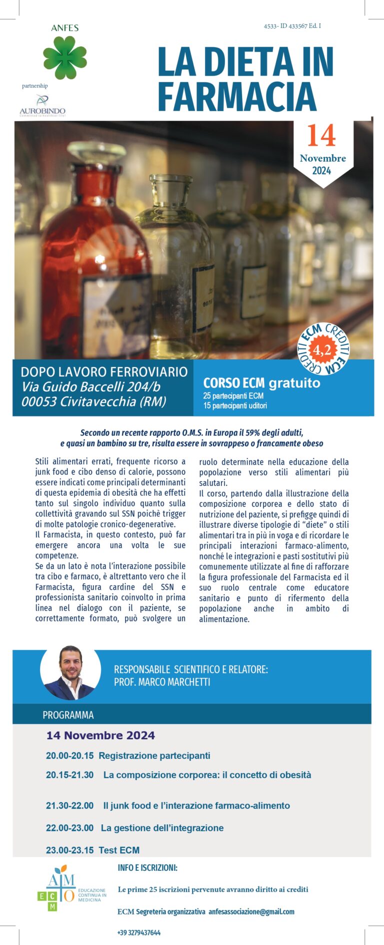 La dieta in farmacia – Civitavecchia