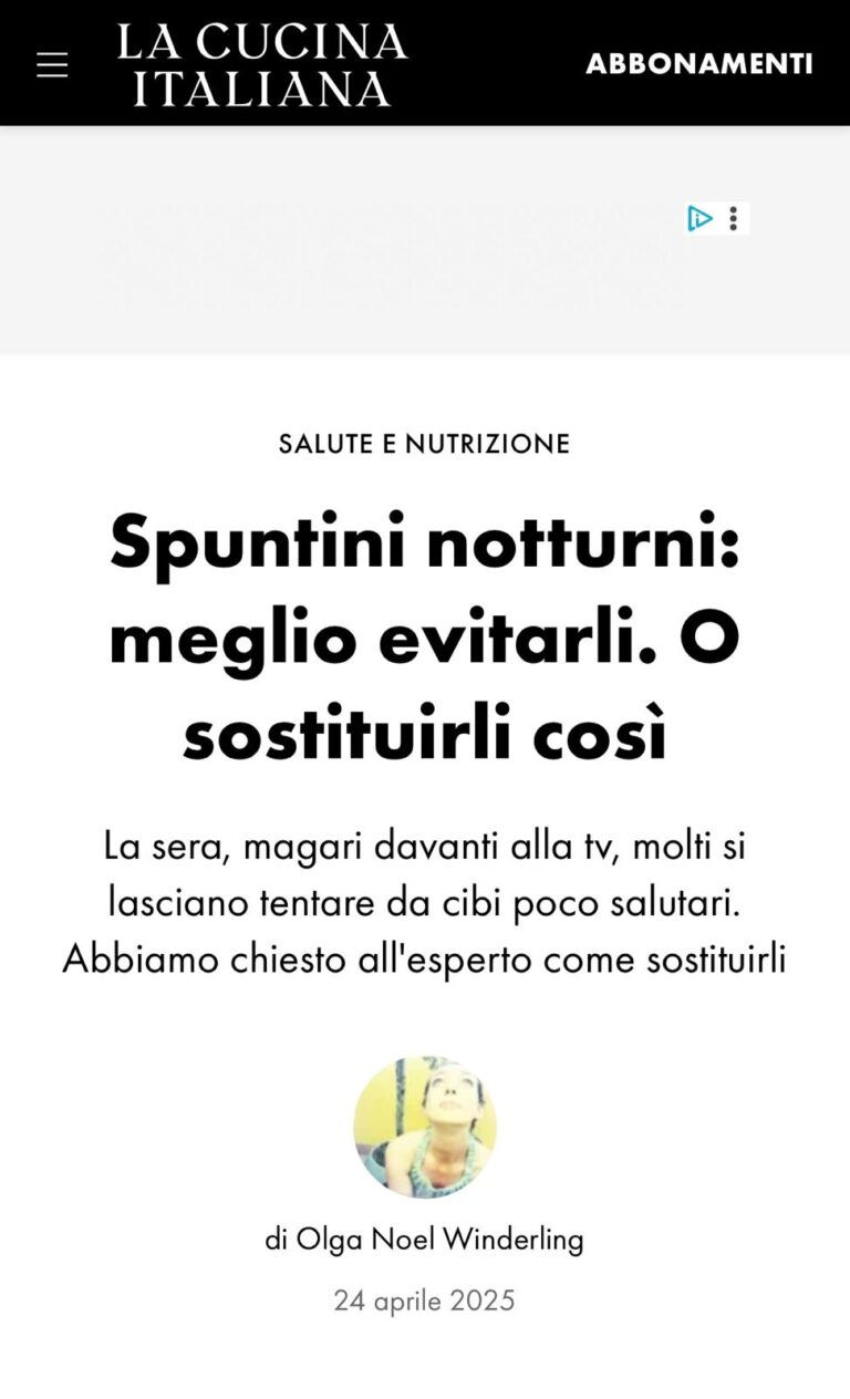 Spuntini notturni: meglio evitarli. O sostituirli così