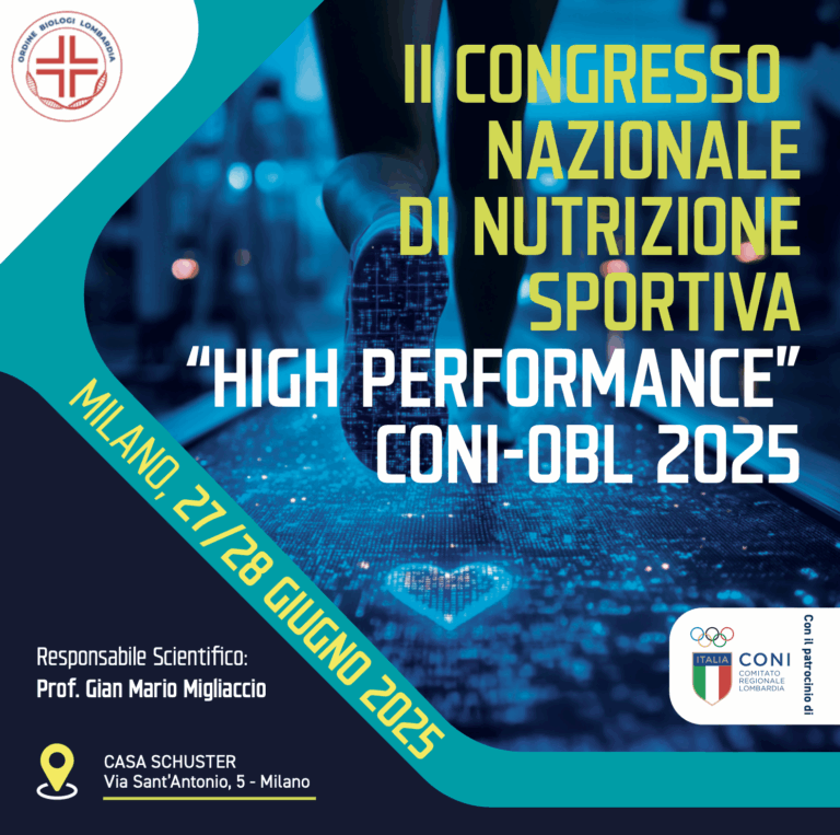 II Congresso nazionale di Nutrizione sportiva – Milano
