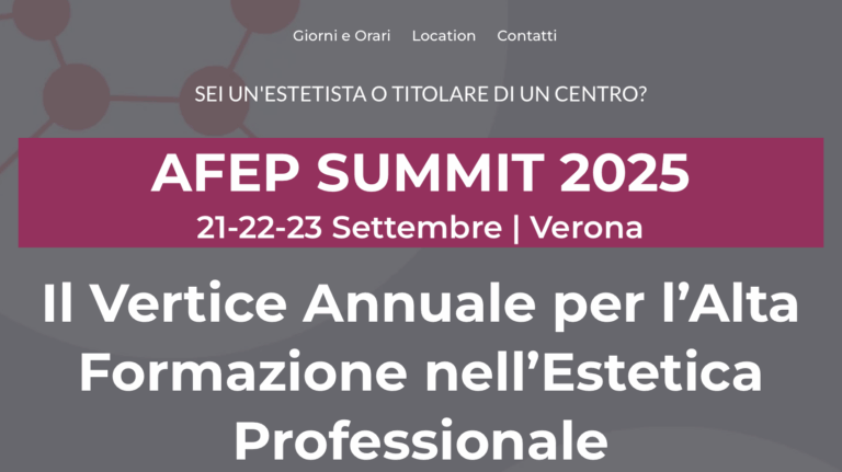 AFEP Summit 2025 21/22/23 Settembre – Verona