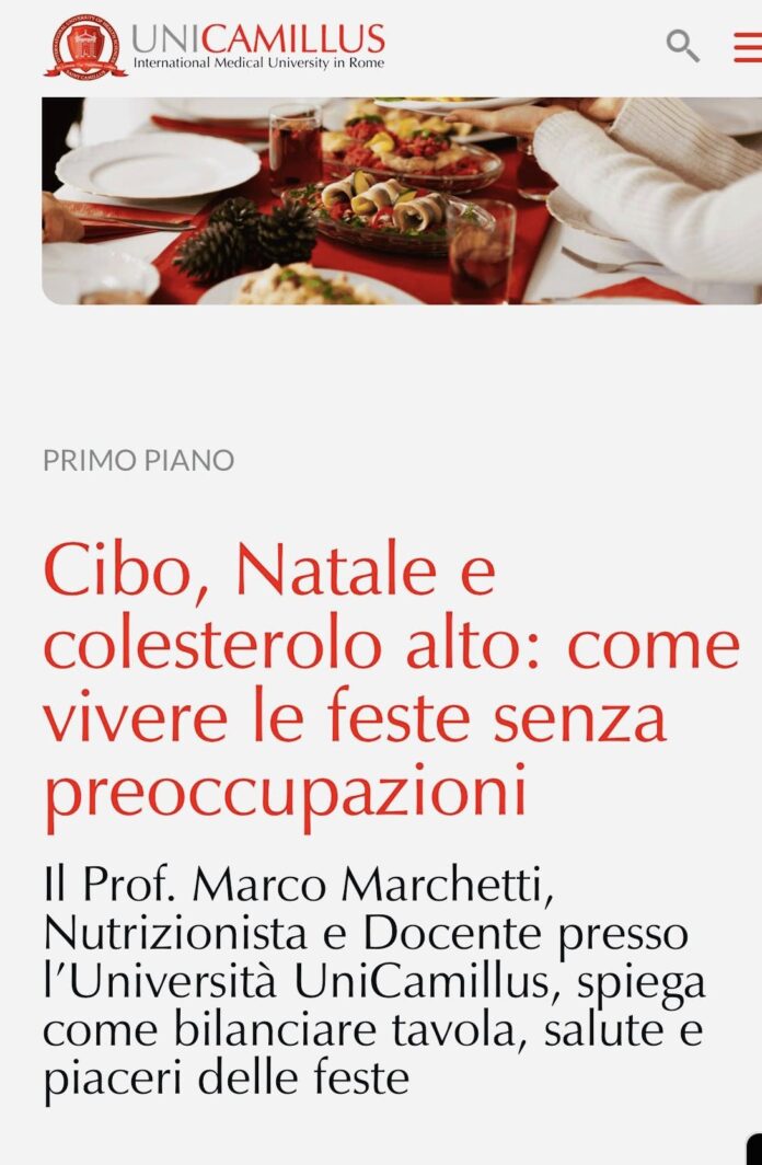 Cibo, Natale e colesterolo alto- come vivere le feste senza preoccupazioni1