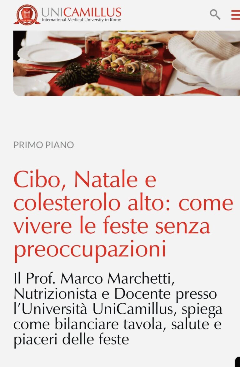 Cibo, Natale e colesterolo alto: come vivere le feste senza preoccupazioni