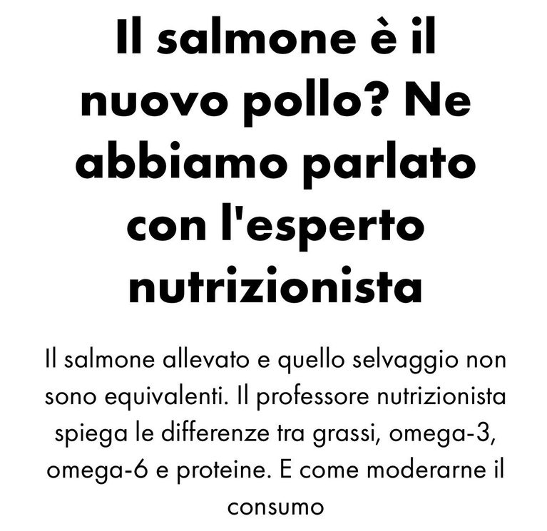 Il salmone: un alimento da non mangiare